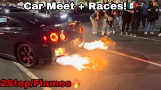 Midnight Car Meet & Runs! #Nissan #R35 #GTR