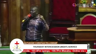 MCF: Thursday Intercession (Night) Service With Pastor Tom Mugerwa  25-May-2023