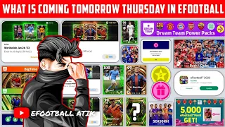 What Is Coming On Tomorrow Thursday In eFootball 2023 Mobile || New Epic Pack & Free Coins Campaign