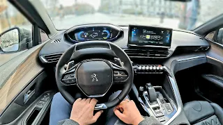 2022 Peugeot 3008 Hybrid 4 [ GT-pack ] 301HP 4WD | The fastest Peugeot SUV | POV Test Drive