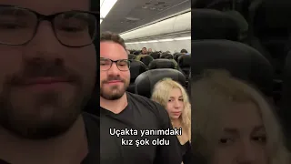 #tunatavus uçakta yanımdaki kız şok oldu