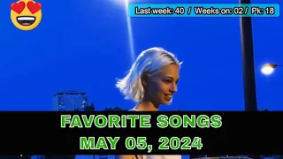 TOP 50 SONGS THIS WEEK MAY 05, 2024