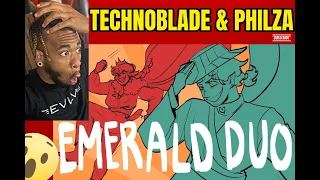 IT'S TOUGH TO BE A GOD [Technoblade & Philza] ANIMATIC (PMV?) REACTION | Dream SMP | @TheCowokie