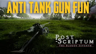 Post Scriptum Anti Tank Gun Fun | Post Scriptum AT Gun gameplay | Post Scriptum Destroying Tanks