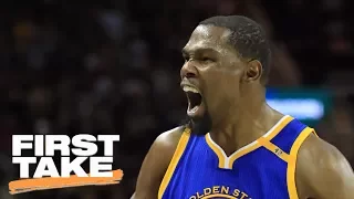 Stephen A. Declares Kevin Durant Deserves Credit For Warriors' Run | First Take | June 9, 2017