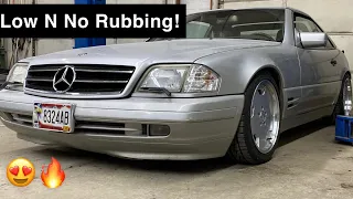 SF Racing Coilovers Install On R129 1997 Mercedes SL500