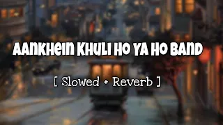 Aankhein Khuli Ho (Slowed+Reverb )- Mohabbatein | SRK, Aishwarya rai | Karan Nawani | Motion Less