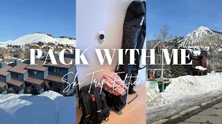 PACK WITH ME FOR A SKI TRIP | Picking Out Outfits, What's in My Ski Bag, Ski Essentials & More!
