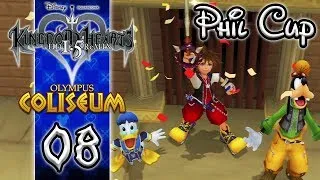 Kingdom Hearts 1.5 HD ReMIX (English) Walkthrough - KH Final Mix Proud Mode Part 8: Olympus Coliseum | Phil Cup & Novice Hero Trophy - PS3 Gameplay KHFM