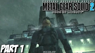 Let's Play Metal Gear Solid 2 Sons of Liberty HD - Part 1 - Olga Gurlukovich Boss Battle - PS3