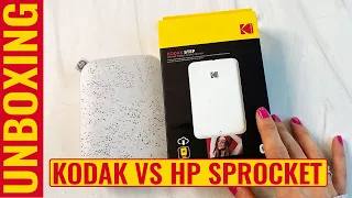 UNBOXING Kodak Step vs HP Sprocket Mini Sticker Printer - ZINK Printers