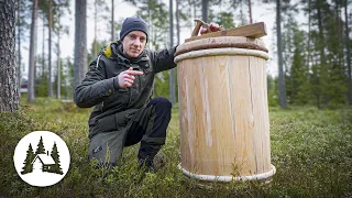 Can I built a wooden tar BARREL from scratch?