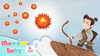 Hou Yi Shoots the Suns（后羿射日） | Fairy Tales in English | Story for kids | Mamdor Baby❤️