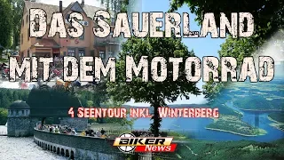 Mit dem Motorrad durch das Sauerland. 4 Seentour inkl. Winterberg