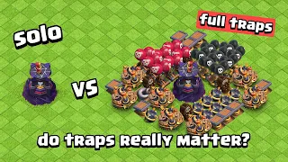 With Traps VS No Traps | Clash of Clans