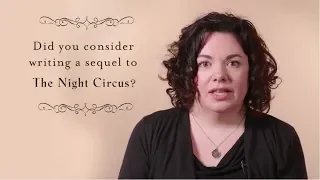 Erin Morgenstern on writing THE  NIGHT CIRCUS and THE STARLESS SEA