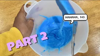 💗How to make Slime less Sticky WITHOUT ACTIVATOR💗(Part 2)