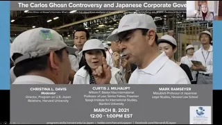 Panel: "The Carlos Ghosn Controversy and Japanese Corporate Governance"