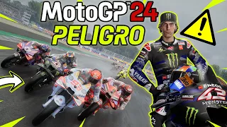 ⚠️ MOTOGP 24 ¡PELIGRO! CARRERA FLAG TO FLAG con la IA ADAPTATIVA ALEX RINS en ASSEN ⚠️