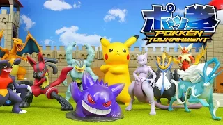 Pokemon - Pokken Tournament Figure Collection Unboxing ポッ拳