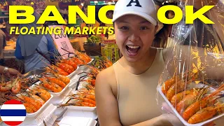 We tried the most famous Floating Market in BANGKOK