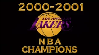 2000 / 01 Los Angeles Lakers - Championship movie