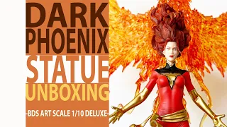 UNBOXING DARK PHOENIX (THE X-MEN) DELUXE BDS ART-SCALE 1/10 - BY. IRON STUDIOS