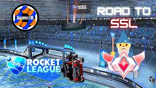 Rocket League Snow Day Road to SSL #4 - Ranking into GC!