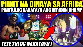 PINOY DINAYA NG REFEREE SA AFRICA TULOG NAKATAYO ANG AFRICAN CHAMPION | DIRETSO OSPITAL