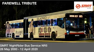 SMRT NightRider Bus Service NR5 Farewell Tribute
