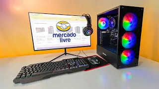 PC GAMER COMPLETO MAIS BARATO DO MERCADO LIVRE + TESTES EM JOGOS