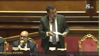 Il ministro Salvini risponde al question time al Senato delle Repubblica del 20 luglio 2023