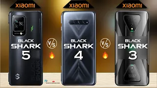 Black Shark 5 vs Black Shark 4 vs Black Shark 3 | Camera | Body |AnTuTu | Benchmark Full Comparison