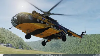 Полёт вертолёта Ми-8МТВ 1 часть