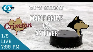 Boys Hockey: Maple Grove @ Andover | Andover High School | QCTV