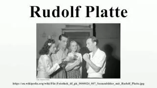 Rudolf Platte