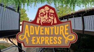 Adventure Express Roller Coaster (POV) - 4K Cinematic Series Kings Island