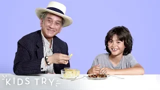 Kids Share Their Favorite Snack With Their Grandparents: Round 3 | Kids Try | HiHo Kids