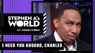 AIN'T NO WAY Charles Barkley needed that much help getting off a horse | Stephen A's World