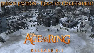 Age of the Ring 8.1 - Erebor I Reign of Oakenshield Faction showcase - BfME II RotWK #gameplay