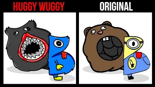 Huggy Wuggy Vs Original Alphabet Lore (A-Z)