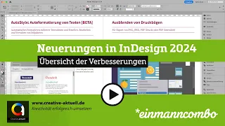 Adobe InDesign 2024 (19.0): Neuerungen