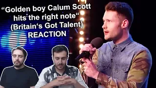 Singers FIRST Reaction/Review to "Golden boy Calum Scott hits the right note" (Britain's Got Talent)