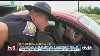 Suspended drivers: Thousands of drivers with suspended licenses still behind wheel in Indiana