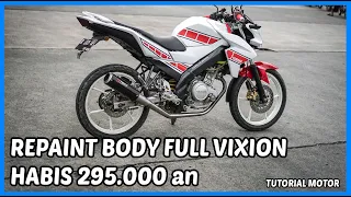 Repaint Full Body Vixion Pake Diton Premium