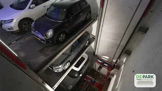 Urban Parking with DE-PARK's DE-800 Automatic Car Storage System