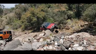 Smiley rock trail at the waterfall