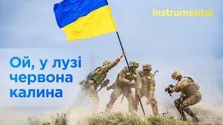 Ой, у лузі червона калина [instrumental | мінусовка | фонограма] (для співу)