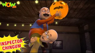 Motu Patlu ने Celebrate किया Halloween! | Motu Patlu New | Cartoon | Inspector Chingum | #spot