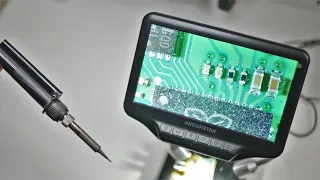 Soldering With a $200 Microscope